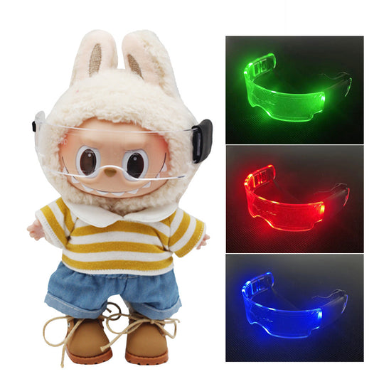 Labubu LED Color Changing Glasses for 9cm Dolls