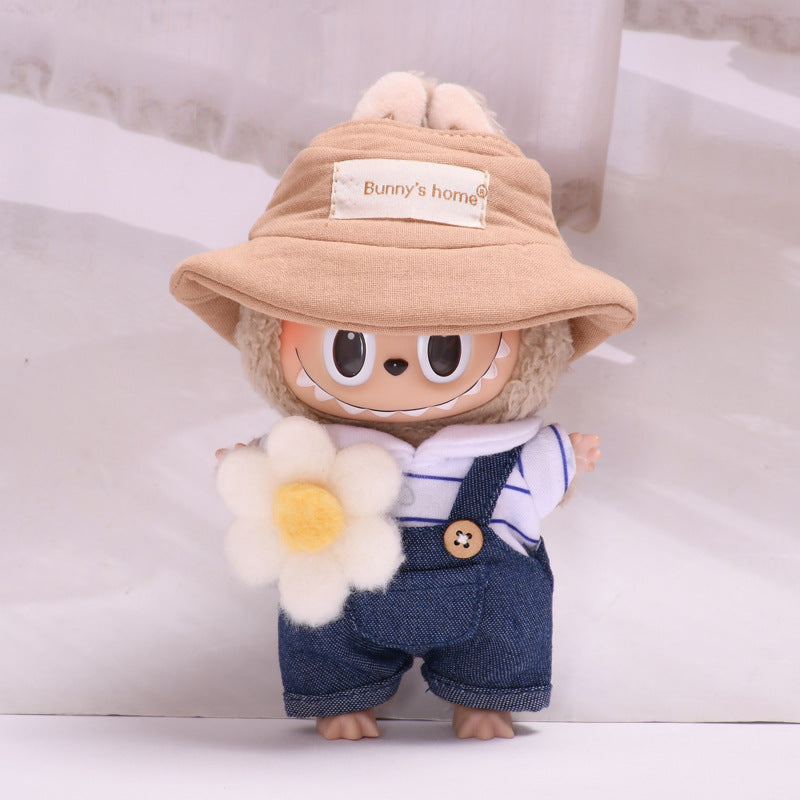 [Baby Clothes Only] 17cm Pendant Labubu for Clothes Vinyl Doll Costume Doll Labubu