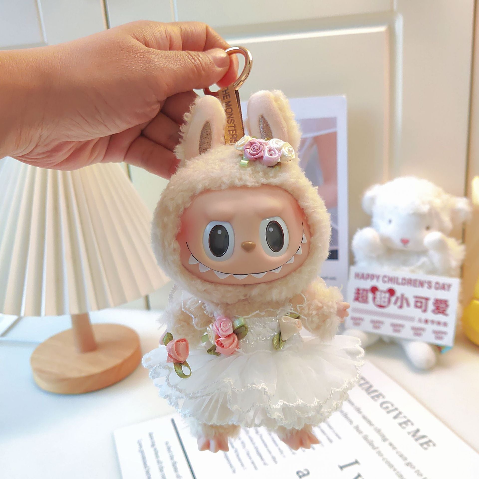 Labubu Doll Wedding Dress & Outfit Set for 17cm Vinyl Doll