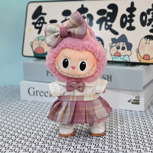 Clothes Only] 17cm Vinyl Doll Clothes, Cloth Pendant, Plush Outwear, Floral Skirt, Clothing, Doll Clothes