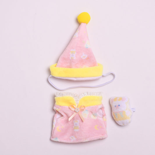 Only clothes] generation two generation pendant labubu cloth to replace clothes bear pajamas suit Labubu cute baby clothes