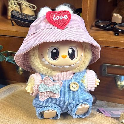 Labubu Doll Outfits Set for 17cm Vinyl Dolls - Trendy Styles