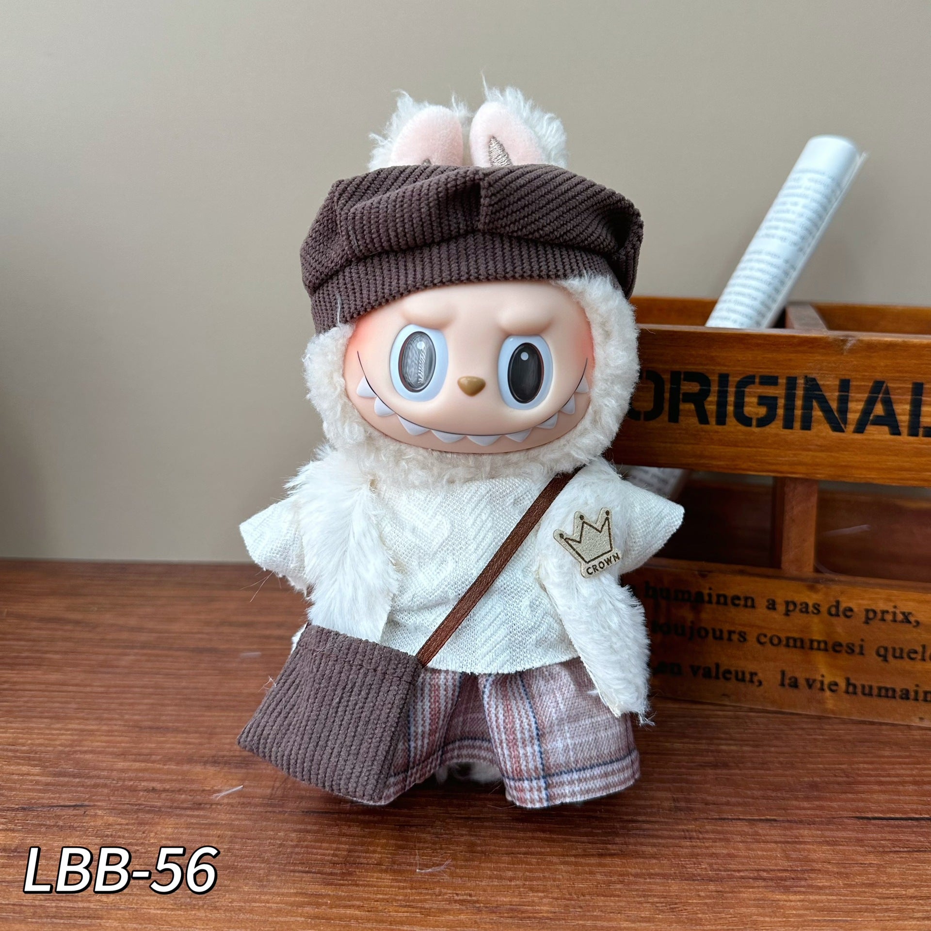 Wholesale Labubu Clothes Labubu Baby Clothes 17cm Doll Pendant First and Second Generation Doll Clothes Set Toys