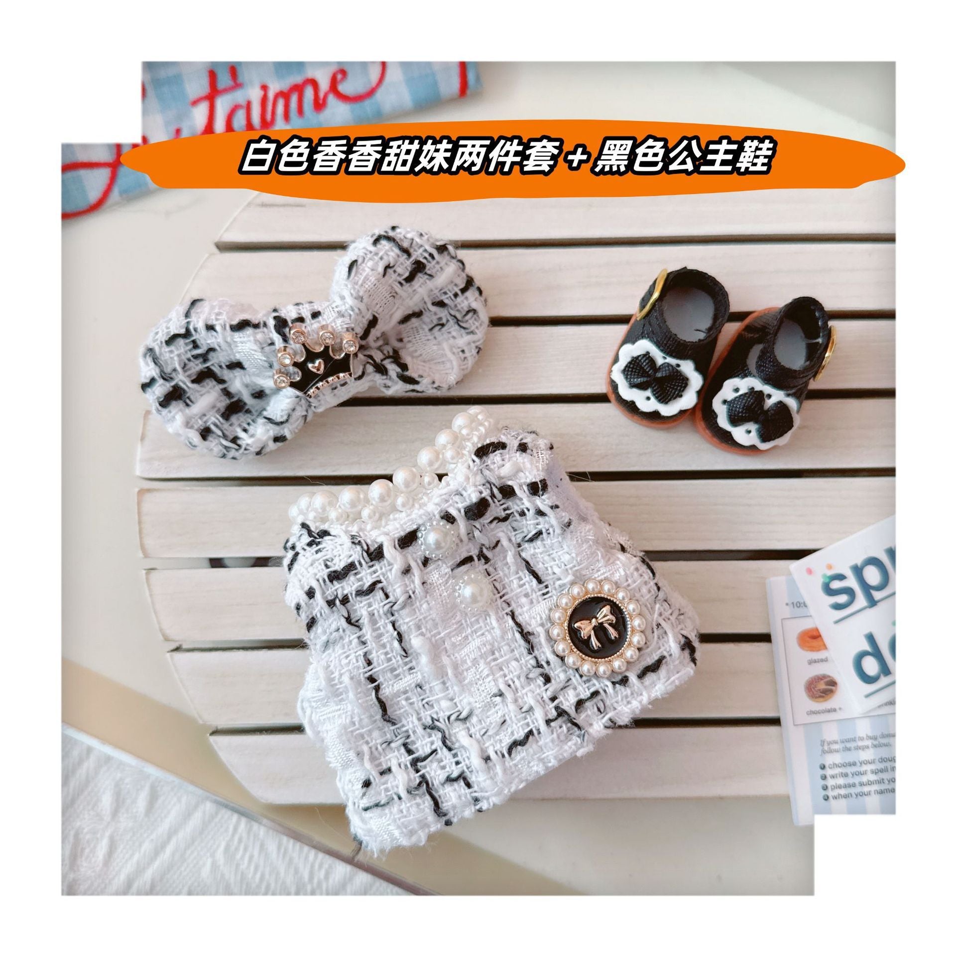 Labubu Doll Sweet Style Outfit Set for 17cm Vinyl Doll