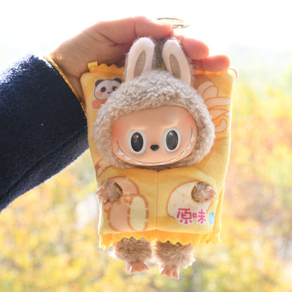 [Baby Clothes Only] 17cm Pendant Labubu for Clothes Vinyl Doll Costume Doll Labubu