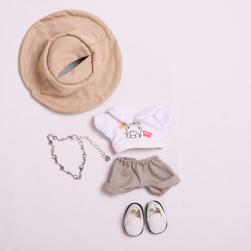 Only clothes] vinyl blind box 17cm pendant cloth clothes fashion cool suit doll key chain accessories