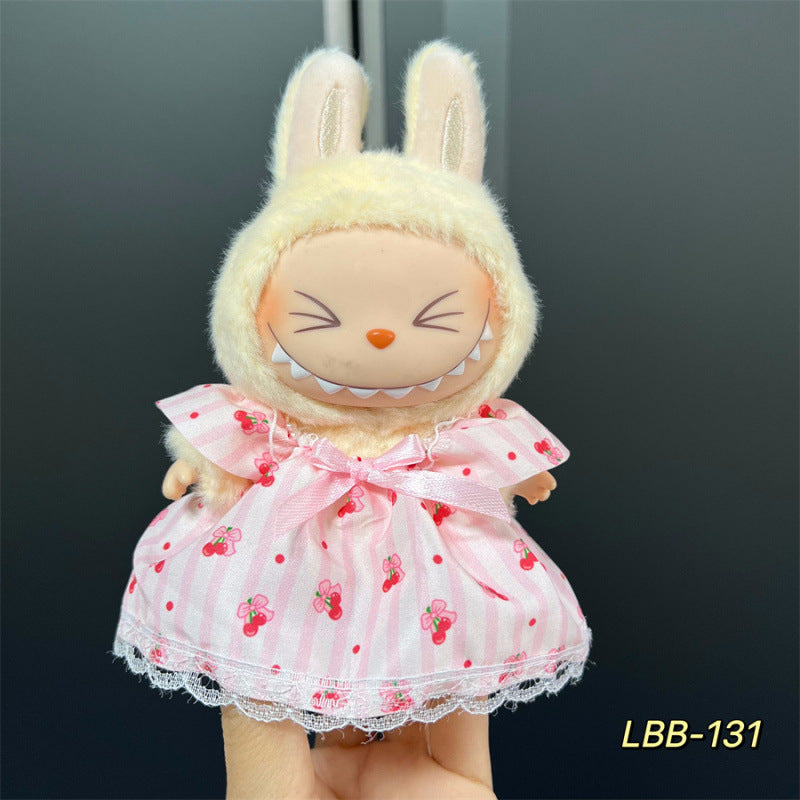Labubu Doll Clothes Set for 17cm Vinyl Dolls