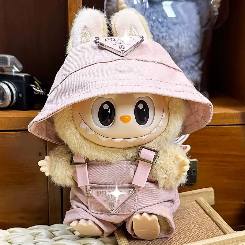 Only clothes] labubu doll clothes labubu second generation sit party doll clothes play velvet doll play clothes