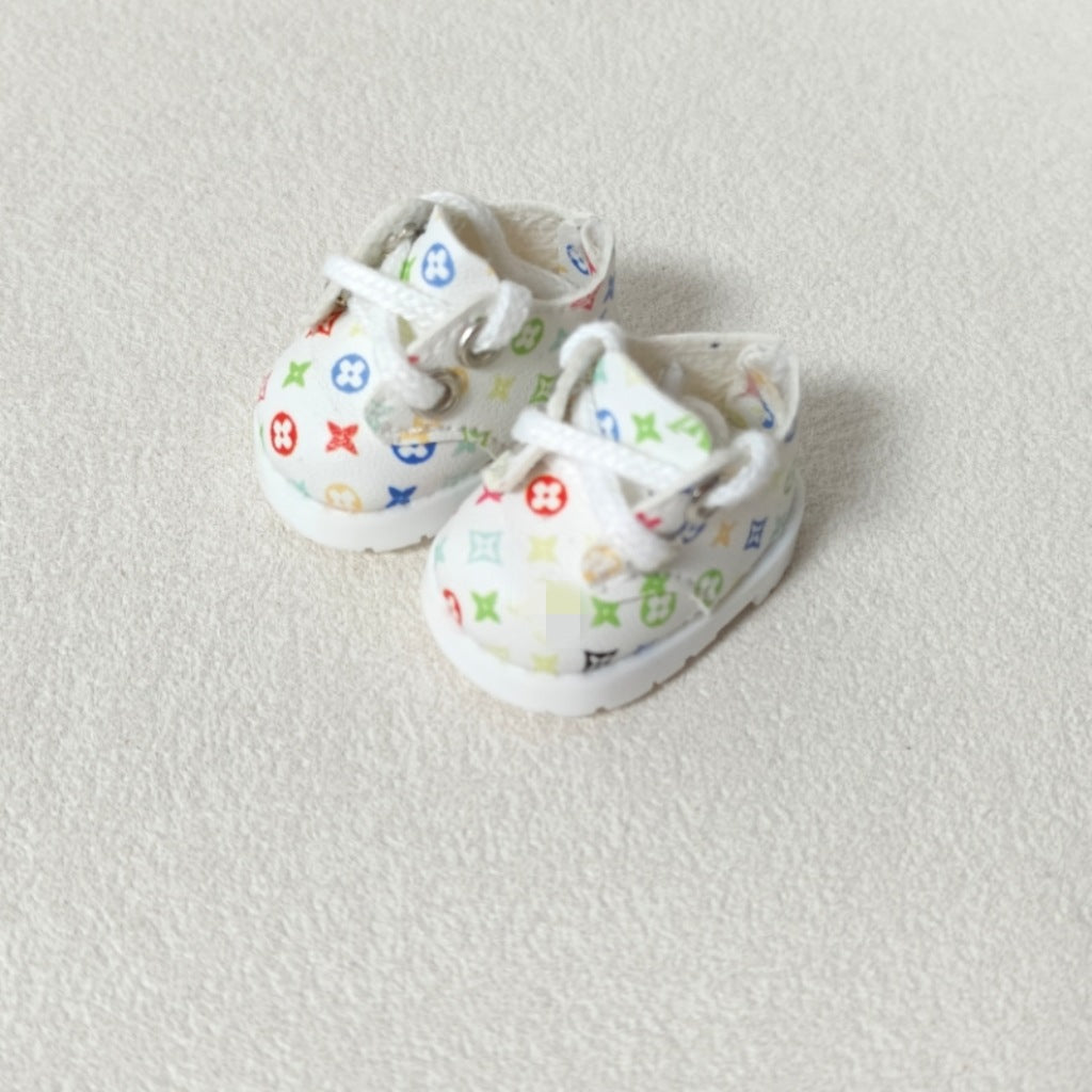 Labubu Baby Shoes Collection 17CM Keychain Blind Hirabu Cloth Changing Shoes Doll Toy Shoes
