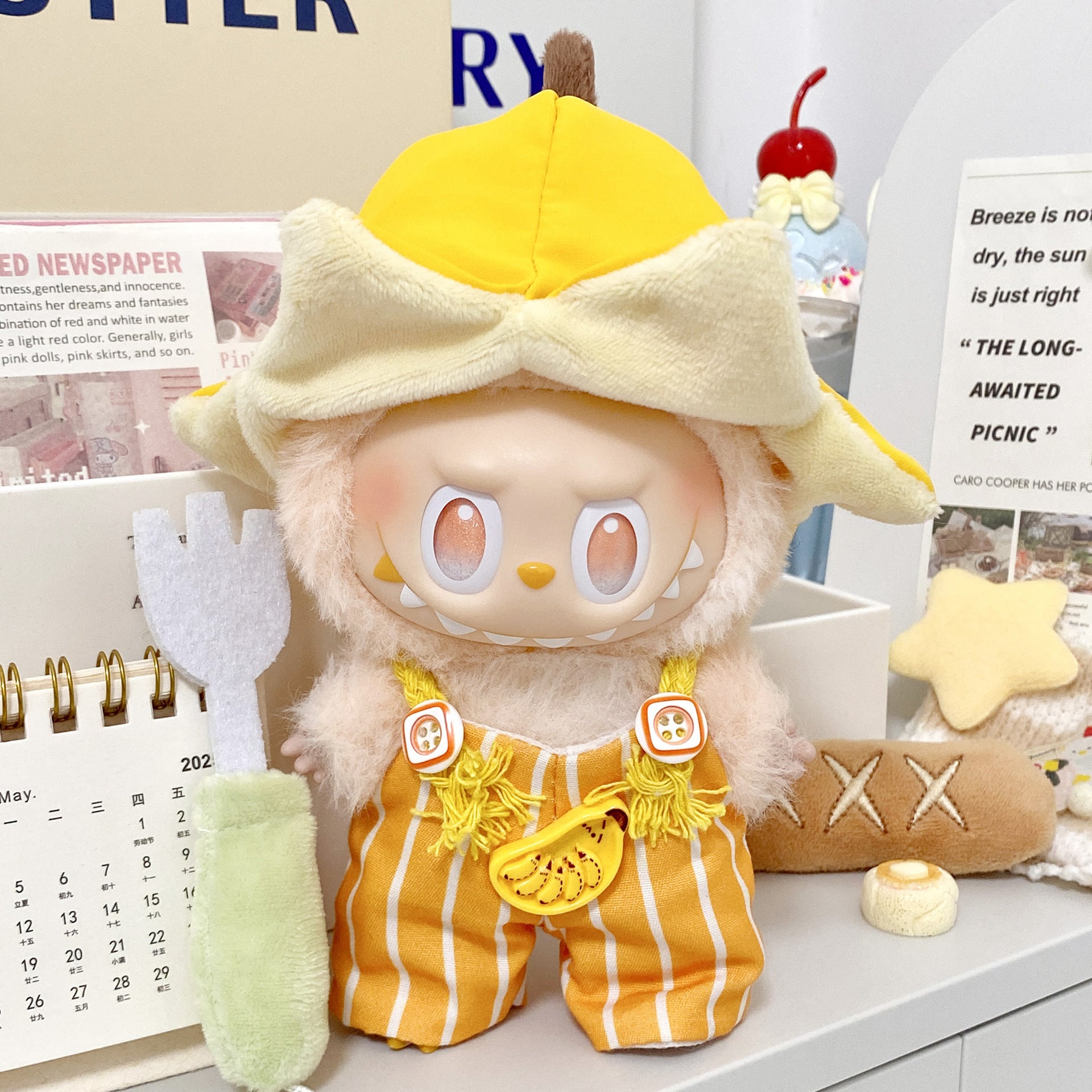Labubu third generation doll clothes labubu 3.0 doll clothes generation second generation sitting party for blind box clothes 17cm