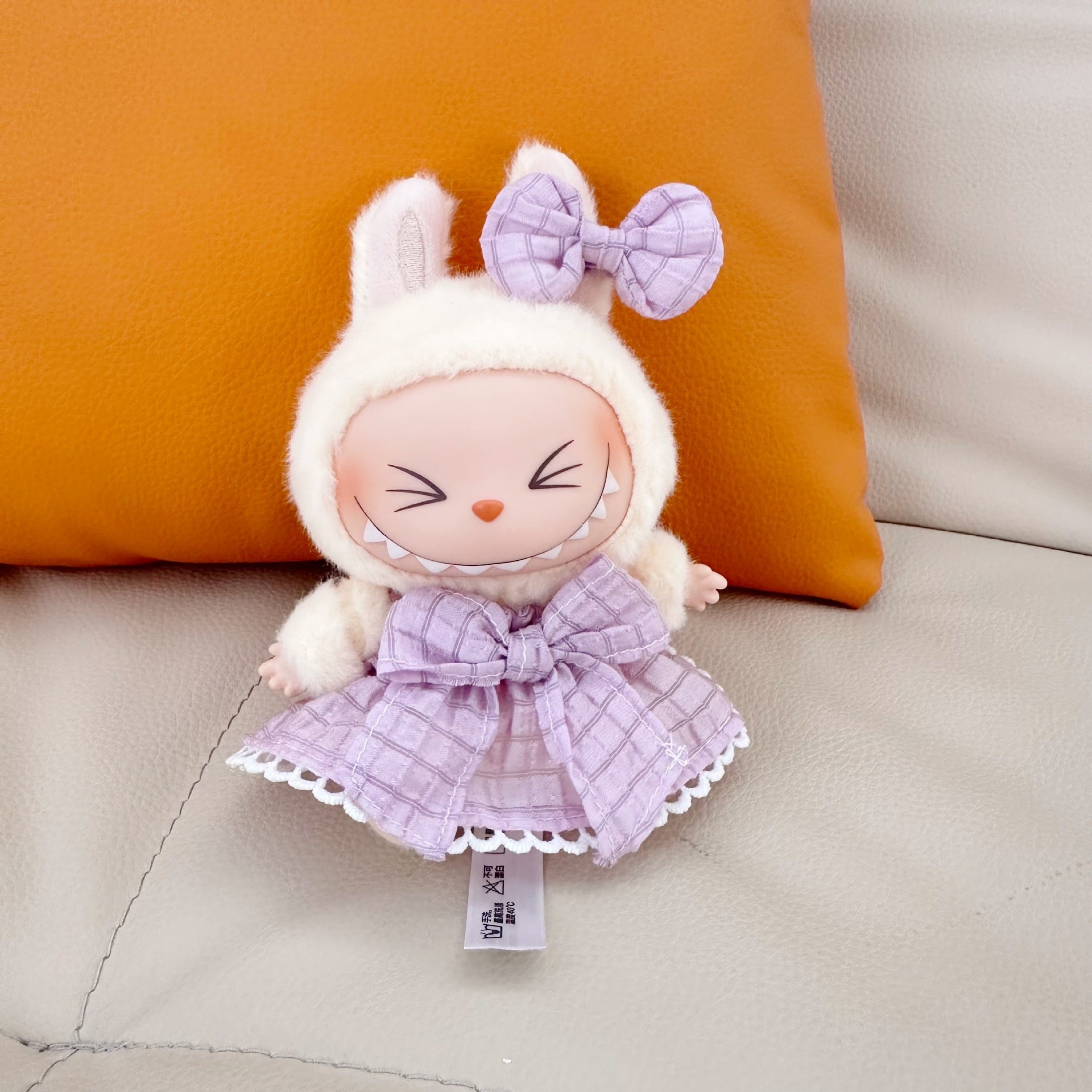 Only clothes] the first and second generation labubu doll clothes labubu sit party doll dress for sweet princess