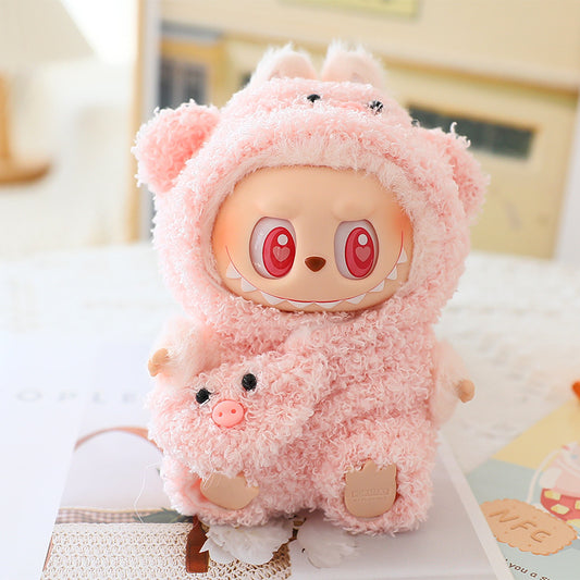 Labubu Costume Disguised as Animal Costume Labubu Pendant Sitting Party Doll Costume for Universal Costume