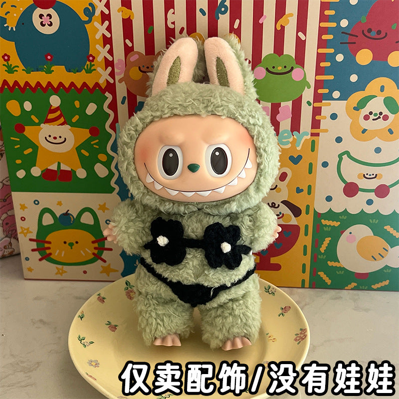 Labubu Baby Clothes Cute Skirt Bikini Hand-Knitted Cute Doll Clothes Doll Accessories
