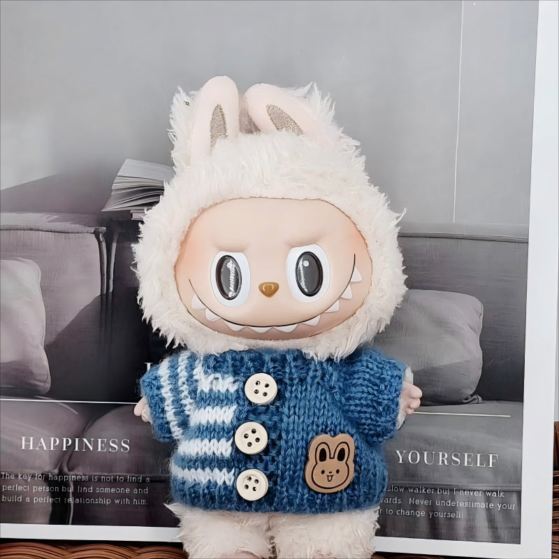 [Only Clothes] Baby Clothes First Generation Second Generation Third Generation Labubu Clothes Replacement Sweater Shoes Vinyl Pendant Replacement