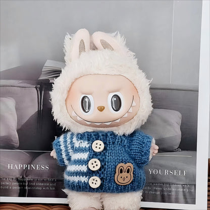 [Only Clothes] Baby Clothes First Generation Second Generation Third Generation Labubu Clothes Replacement Sweater Shoes Vinyl Pendant Replacement
