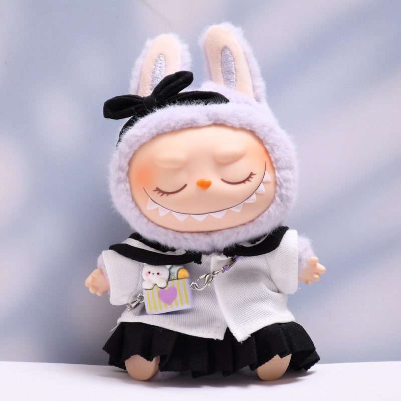 Only baby clothes] one, two and three generations of pendant labubu clothes sailor JK skirt suit labubu baby clothes