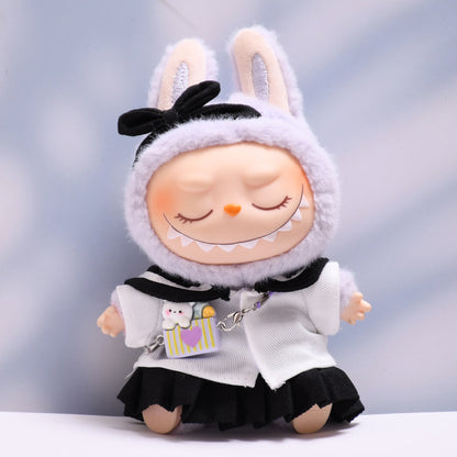 Only baby clothes] one, two and three generations of pendant labubu clothes sailor JK skirt suit labubu baby clothes