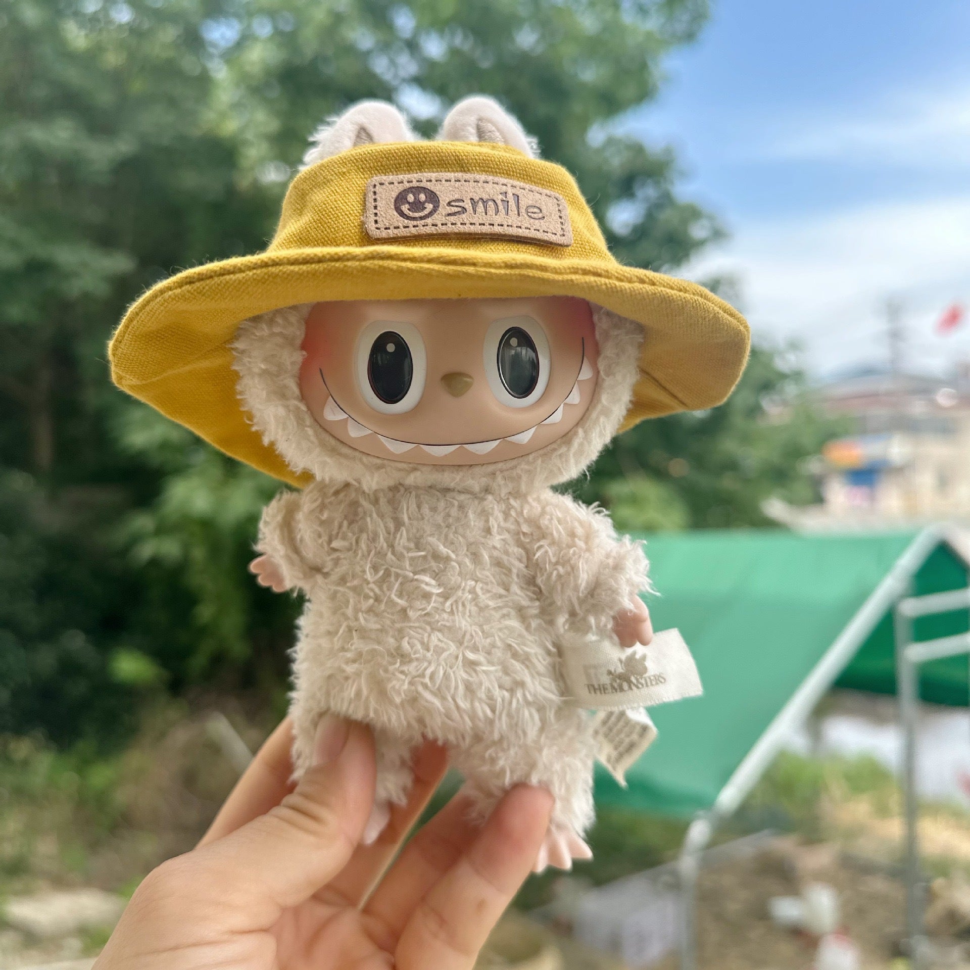 Only clothes] 17CM pendant blind box cloth cloth clothes LABUBU doll doll Denim coat hat skirt