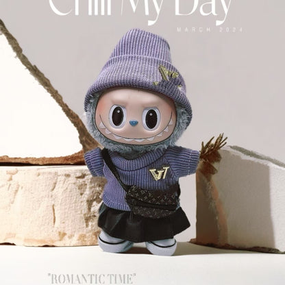 Labubu Doll Clothes - 17cm Two-Piece Outfit Set
