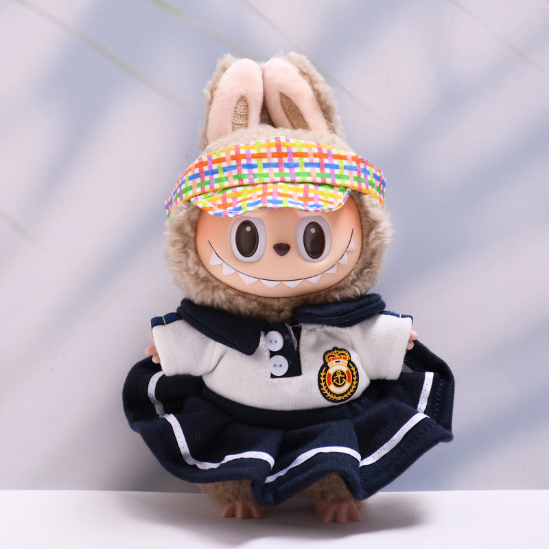 Only clothes] one, two and three generations of pendant cloth cloth clothes academic style skirt T-shirt pants suit labubu baby