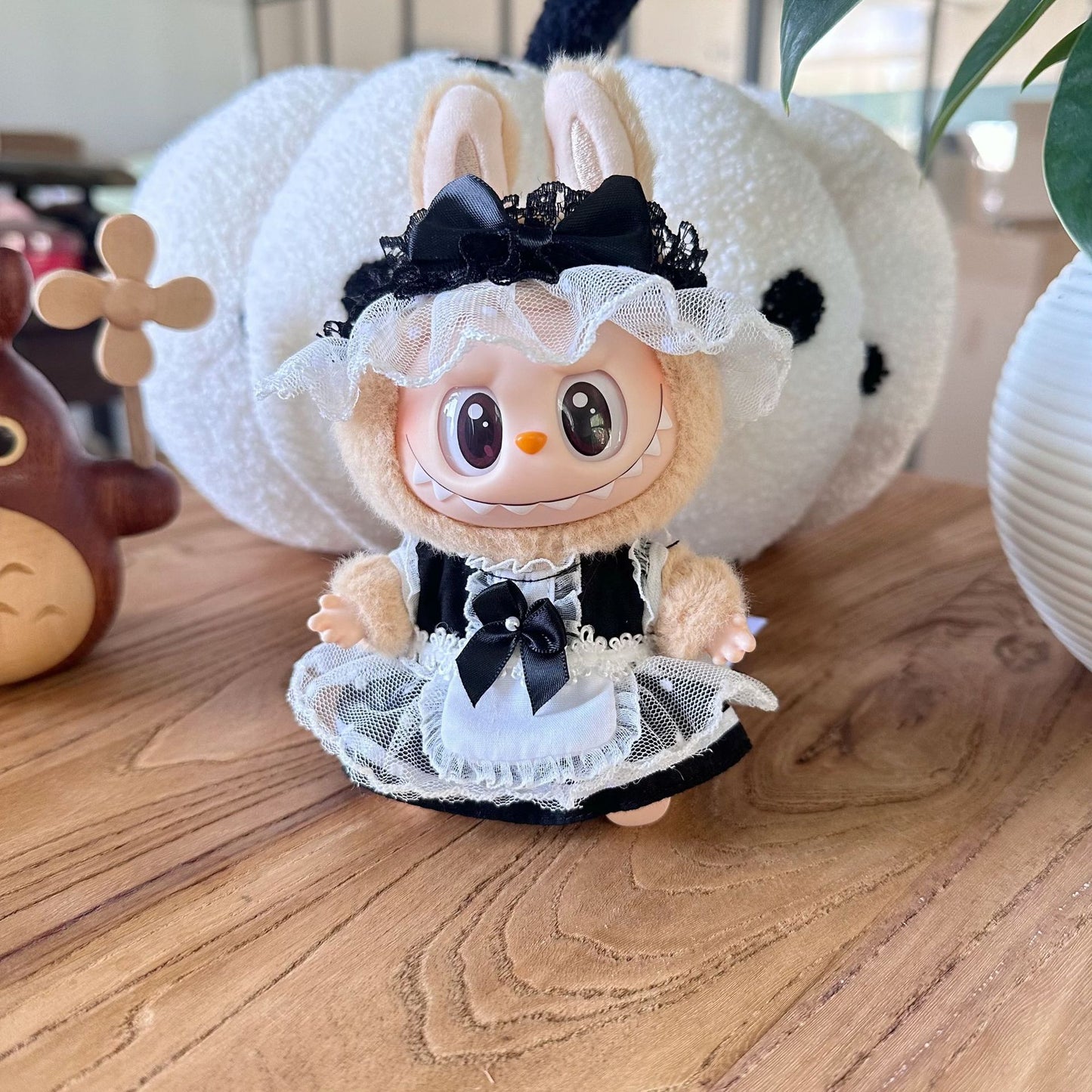 Only clothes] the first and second generation labubu doll clothes labubu sit party doll dress for sweet princess
