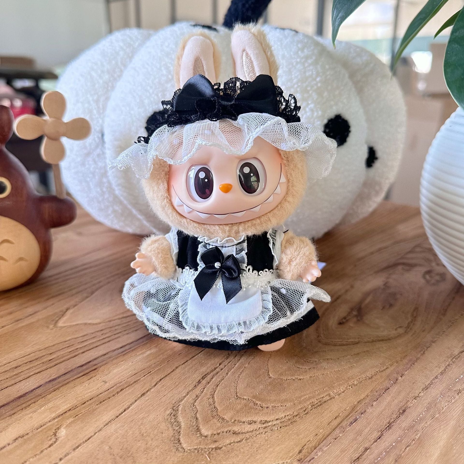 Only clothes] the first and second generation labubu doll clothes labubu sit party doll dress for sweet princess