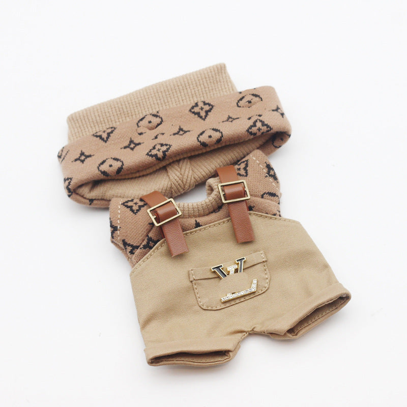 Labubu Doll Sweater & Hat Set for 17cm & 10cm Dolls