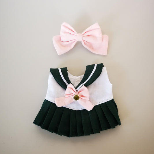Labubu Doll Sailor Outfit - 17cm Vinyl Doll Clothes