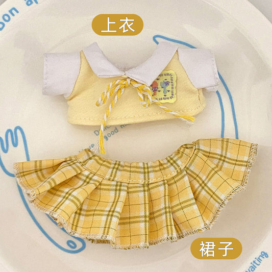 Labubu third generation doll cloth cloth 3.0 doll clothes generation second generation sitting party vinyl blind box clothes 17cm