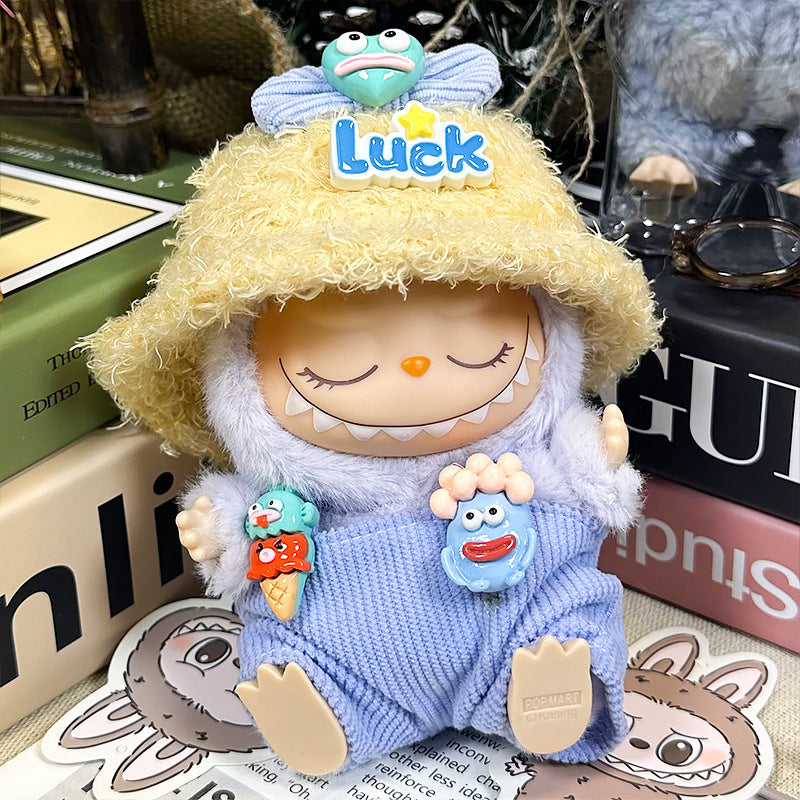 Labubu Doll Outfits Set for 17cm Vinyl Dolls - Trendy Styles