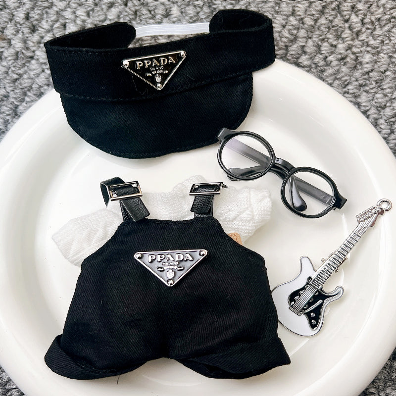 First and Second Generation Labubu Vinyl Doll Blind Box Pendant Sitting Party Clothes Trendy Suit Baby Clothes