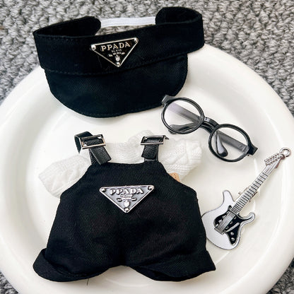 First and Second Generation Labubu Vinyl Doll Blind Box Pendant Sitting Party Clothes Trendy Suit Baby Clothes