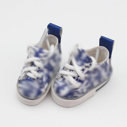 Labubu Doll Shoes for 10cm & 17cm Vinyl Dolls - White, Brown, Gray, Black, Blue