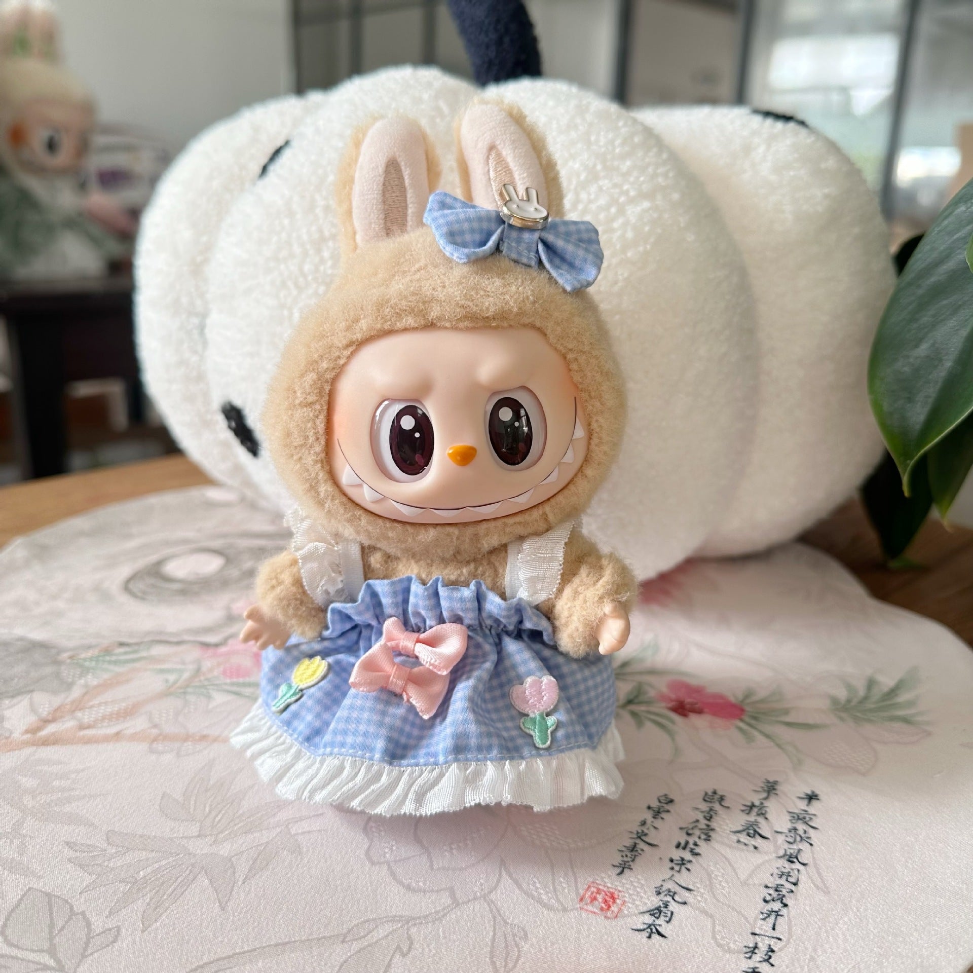 Only clothes] the first and second generation labubu doll clothes labubu sit party doll dress for sweet princess