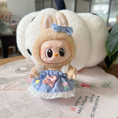 Only clothes] the first and second generation labubu doll clothes labubu sit party doll dress for sweet princess
