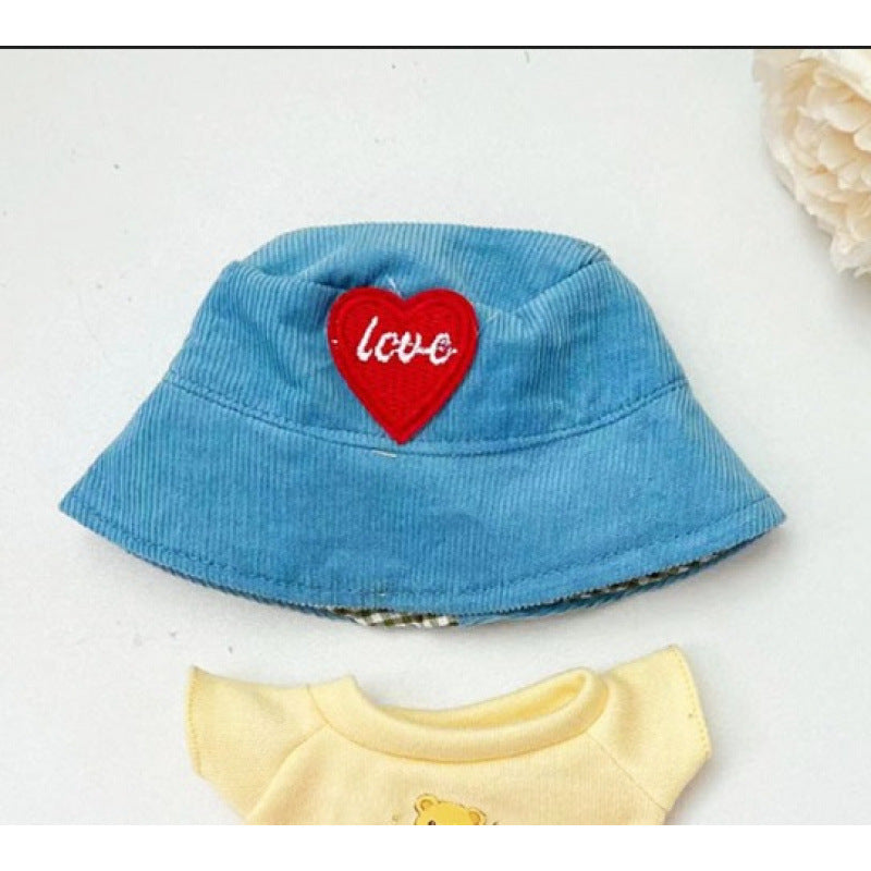 Only clothes] 17cm blind box cloth cloth pendant doll hat camera kettle shoes accessories Labubu doll