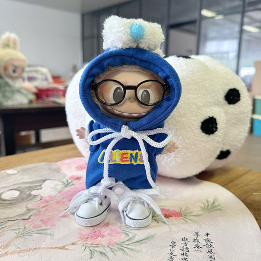 Clothes Only] First/Second Generation Blind Box Labubtong Wear Clothes Morning Run Big Eye Monster suit LABUBU One-piece Suit