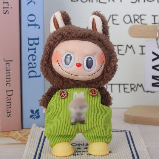 Labubu New Baby Clothes, New Bubble Mart Doll, New Labubu Pendant, New Overalls Wholesale