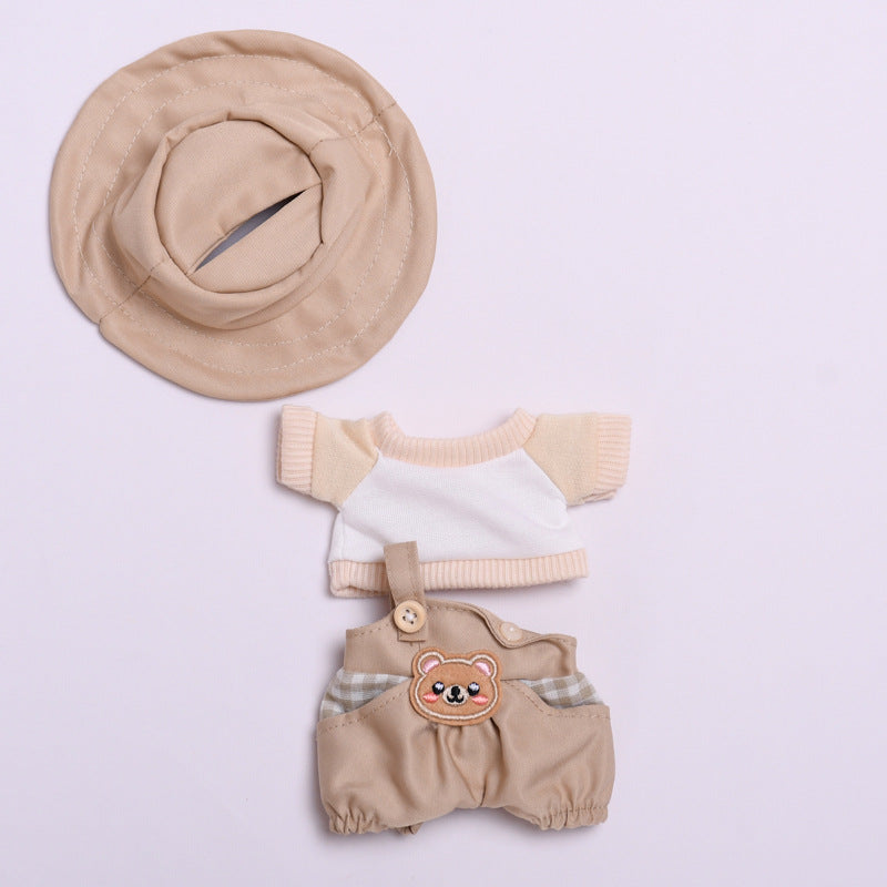 Only clothes] generation two generation pendant pull cloth cloth for clothes bear strap skirt T-shirt Labubu baby clothes adorable