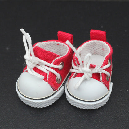 Labubu Doll Canvas Shoes - 3.8CM Sports Style for 10CM & 17CM Dolls