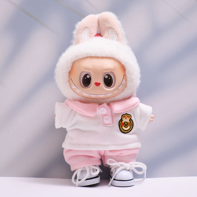 Only clothes] one, two and three generations of pendant cloth cloth clothes academic style skirt T-shirt pants suit labubu baby