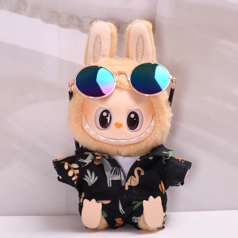 Only clothes] second generation blind box Labubu clothes pendant cloth cloth sit party series keychain doll dress