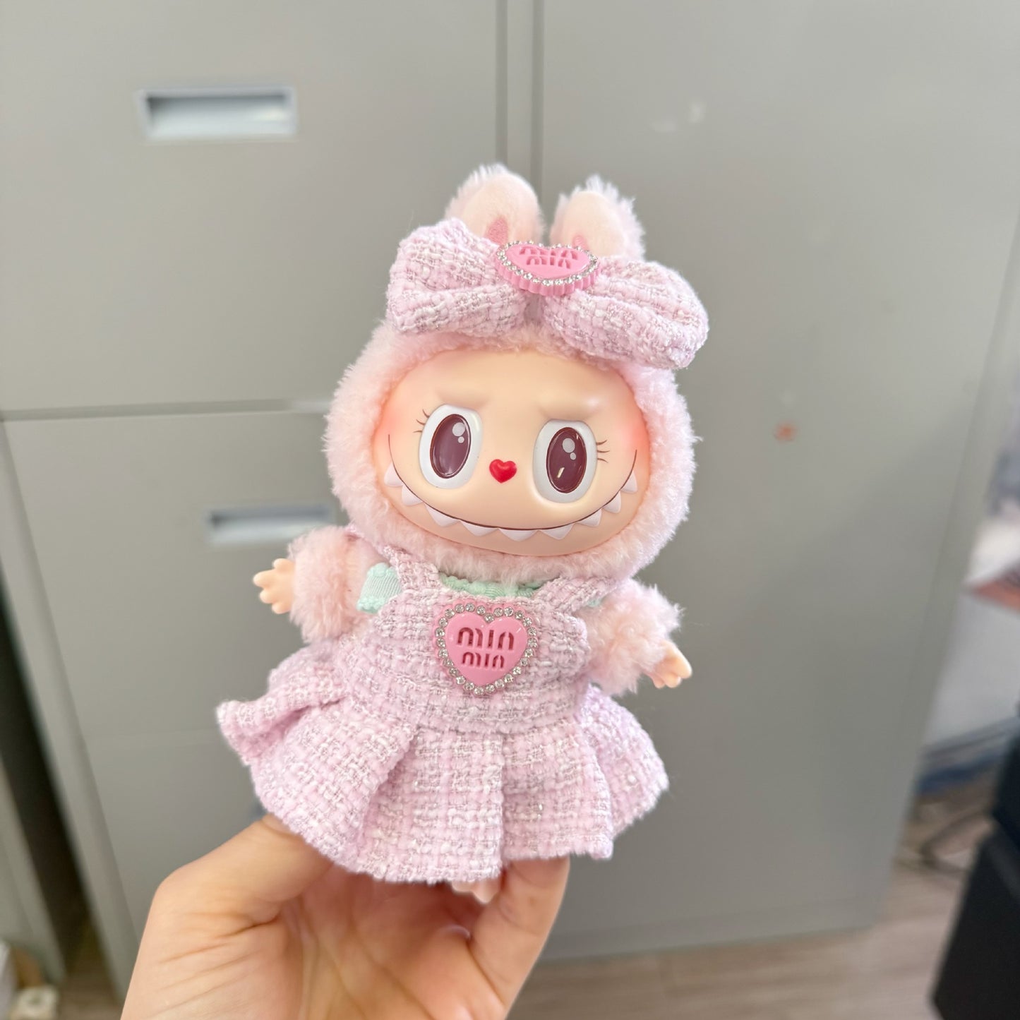 Baby Coat Only] First/Second Generation Pendant Labubu Sit Party Series Doll Coat LABUBU for Fragrant Style
