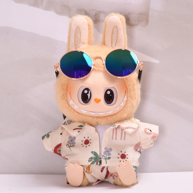 Only clothes] second generation blind box Labubu clothes pendant cloth cloth sit party series keychain doll dress