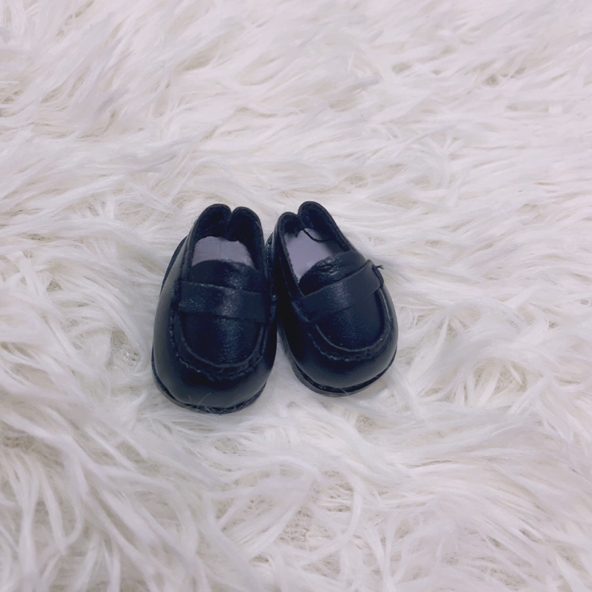 One or two generation labubu shoes 17cm labubu 10cm doll black white brown lefu shoes factory wholesale