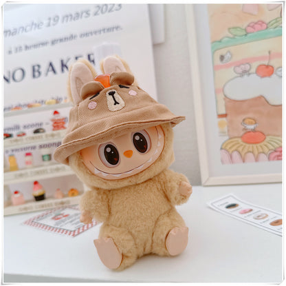 Labubu Doll Outfit - Cute Strappy Pants & Overalls for 10cm & 17cm Dolls