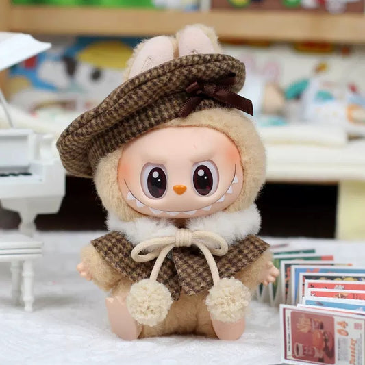 Labubu Doll Outfit - 17cm Baby Clothes Style Caramel Color