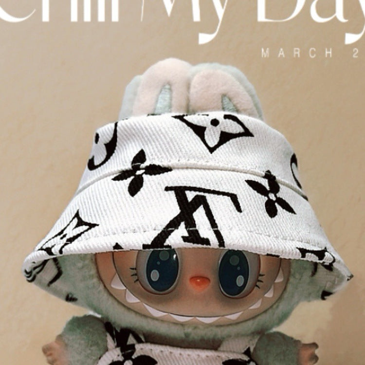 Labubu Doll Outfit Set - Ancient Jacket, Pants, Hat & Bag