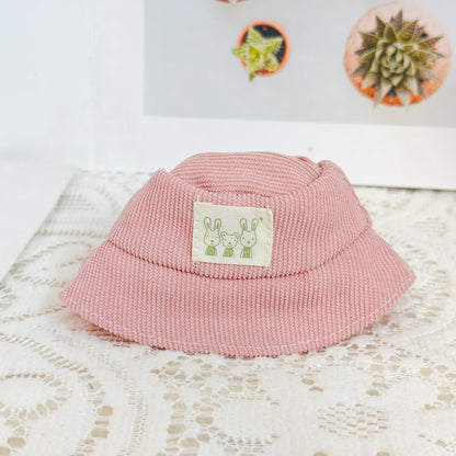 Labubu Doll Spring Outfit Set with Straw Hat & Accessories for 17cm Vinyl Doll