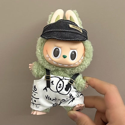 Labubu Doll Skirt Suit - 17cm Cute Dress-Up Outfit